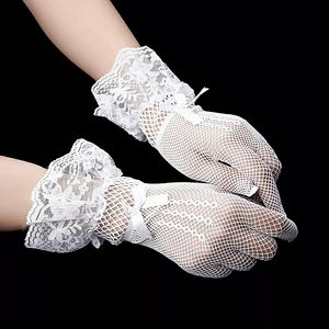 🎃🕸️ Wednesday Adams Style Mesh Fancy Outing Gloves